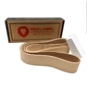 1 X 42 Inch Knife Maker’s Leather Honing Strop Belt with Buffing Compound