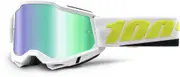 100% Accuri II Peyote Motocross Goggles, white for Men