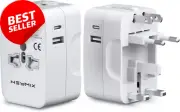 Universal Travel Adapter Plug USB C – All-in-One Intl Power Adapter AUS