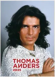 2025 Wall Calendar (12pg) MODERN TALKING Thomas Anders Vintage Music Poster 1542