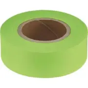 (6)-Empire 200 Ft x 1 In High Visibility Fluorescent Lime Green Flagging Tape