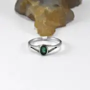 Top Quality and Premium Emerald Silver Ring Handmade Designer Ring At Best Price