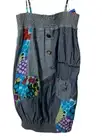 Desigual USA Spaghetti Strap Denim Patchwork Dress Size Medium NWT