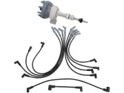 Ignition Distributor and Spark Plug Wire Set For Ford E250 Econoline KT235VM