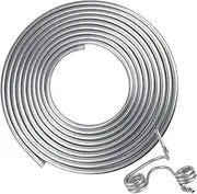 3/8 Oil Lines Hose - Aluminium Coiled Tubing Hard Tube,3003 Grade Aluminium Tubing Coiled Tubing 25FT Transmission Lines Hard Tube for Brake Lines