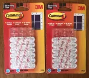 BN 3M 17026 Command Total 40 Clips 48 Mini Strips - 2 Packs Decorating
