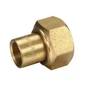Brass Capillary Connector Straight Tap (No. 62) - Female BSP Fittings