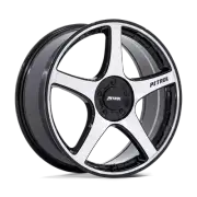 Petrol PE003 P2E 20X8.5 5X112/5x120 35 74.10 GLOSS BLACK W/ MACHINED FACE