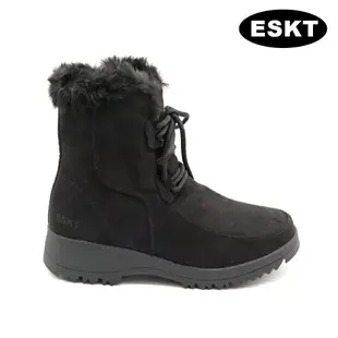 ESKT 女短筒雪鞋 SN265 / 城市綠洲 (雪靴 防潑水 刷毛 冰爪)
