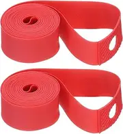 uxcell 2pcs Bicycle Rim Strip 29" x 18mm PVC Bike Tire Liner Bicycle Wheel Rim Tape Inner Tube Tape Anti-Scratched Guard Cushion Pad Protector for Road MTB Mountain Bike