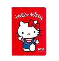 在飛比找Yahoo!奇摩拍賣優惠-♥小花花日本精品♥HelloKitty 2023膠裝手帳 年