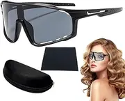 Lunettes De Soleil De Sport - Lunettes Homme Cyclisme | Lunettes Soleil Sport ées | Lunette Velo Pour Conduite, Cyclisme | Lunette Pour Homme Et Femme