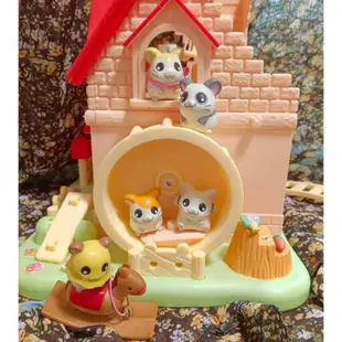 哈姆太郎 正版 絕版品 麗麗 瑪拉 小丸 倉鼠 袖珍 向日葵小屋 房子 公仔 娃娃屋 扭蛋 盒玩