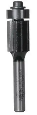 Carbitool FLUSH TRIM TCT ROUTER BIT 1/4″ Shank, 1/2″ Diameter, With Bearing