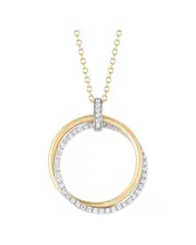 I. Reiss Circle of Love 14K 0.50 ct. tw. Diamond Necklace