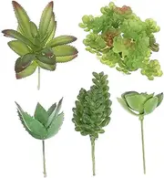 Diverse Artificial Succulent Plants Set Unpotted Simulated Succulents for Decoration Wedding