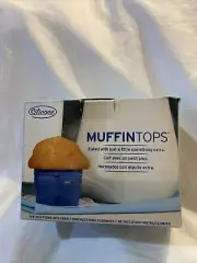 Set Of 4 Muffin Tops Cupcake Muffin Molds, Silicone Novelty By Genuine Fred NIB!