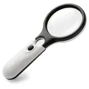 Handheld Magnifying Glass With 3LED Light 45X High Power Illuminated Magnifier