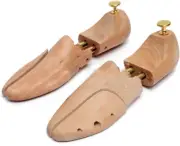 ® Adjustable Women Cedar Wooden Shoe Tree Shaper Keeper Wood (UK 5-6 / EU 37-38)