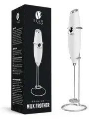 Milk Frother Handheld for Coffee - Electric Hand Blender, Mini Drink Mixer Wh...