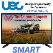 smart 24in UEC caravan TV 12-30+ volts vibration proof WI-FI Bluetooth Android