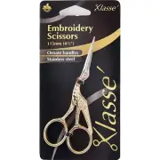 Klasse Gold Stork Embroidery & Sewing Scissors - 90mm or 115mm