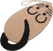 WOONEKY Cat Scratcher Sisal Mouse Design Space Saving Scratching Pad for Indoor Cats Durable Material for Healthy Claws Compact Versatile Scratching Spot