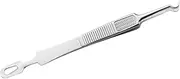DONFAMDS 3Pcs Curved Blackhead Tweezers Kit Pimple Extractor Tool for Safe Blackhead Removal Portable Multi Functional Design