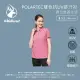 【Wildland 荒野】女POLARTEC雙色抗UV排汗衫-蜜粉紅-P1611-22(polo衫/女裝/上衣/休閒上衣)