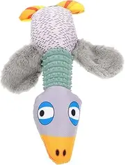 Plush Squeaky Dog Chewing Safe Interactive Puppy Grinding for Teething Relief Light and Durable Stuffed Animal Design for Playtime and Healthy Growth
