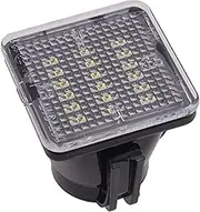 DEMULAX Number Plate Light Lamp, for Toyota, Tacoma, for Tundra, 2016 2017 2018 2019 2020 Car 18 LIGHT License ABS 812700C040 TO2870101 Car Number Plate Light