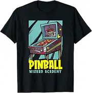 VidiAmazing Pinball Wizard Academy - Machine Arcade Pinball Wizard ds1443 T-Shirt