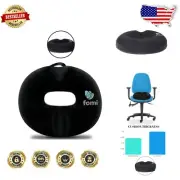 Extra Thick Memory Foam Seat Cushion - 18x16 - Tailbone Support for Pain Relief
