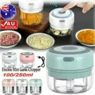 Electric Mini Garlic Chopper Meat Grinder Crusher for Nut Vegetables Fruit Food