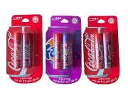 Coca Cola Fanta Lip Smackers Chap Stick Balm 3pk, 6pcs Original Cherry Berry NIP
