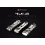 MECARMY PS16 CREE XP-G3 S5 2000流明不銹鋼超便攜型高亮EDC手電筒