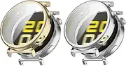 2-Pack Intended for HUAWEI Watch GT 5 41mm Screen Protector Case, Soft TPU Anti-Collision Case All-Around Rugged Bumper Case Cover Intended for Huawei Watch GT 5 41mm (2 Pack B)