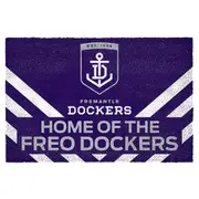 Fremantle Dockers Freo AFL Doormat for Home Man Cave Bar BBQ