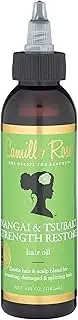 Camille Rose Nangai & Tsubaki Strength Restore Hair Oil, for Strengthening Repair and Reducing Breakage, 4 fl oz