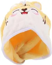 SHERCHPRY Cute Coral Fleece Hair Drying Cap for Women Super Absorbent Hair Towel Wrap Adorable Quick Drying Hat for Post Bath Travel Gym