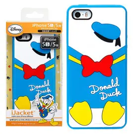 ★APP Studio★【日本iJacket】Disney迪士尼正式授權 iPhone5/5S 矽膠保護套《唐老鴨》