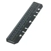 Bookmark Ruler 6 hole ring notebook notepad accessories A5 A6 A7 PP plastic ruler Partition Planner And Organizer Sketchbook