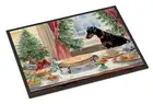 Doberman Pinscher Christmas Cookies Doormat Front Door Mat Indoor Outdoor Rugs f