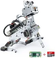 SunFounder AI Robot Kit with Raspberry Pi Zero 2 W+32G TF Card, ChatGPT-4o Enabled with Voice Command & Video Recognition, App Control, FPV, 12 Servos, Gyroscope, Camera, Mic