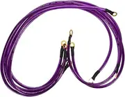TOKIDNY Car Speaker Cables Set 5pcs Stereo Audio Cables for Subwoofer Replacement