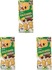 Lotte Koala's March Chocolate Filled Cookies, 37 g (Pack of 3)