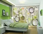 3D Flower ring5 Blockout Photo Curtain Printing Curtains Drapes Fabric Window AU