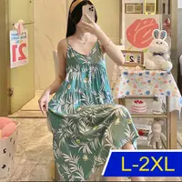 在飛比找PChome24h購物優惠-【韓國K.W.】KBN7276美型花漾細肩洋裝(涼感/連身裙