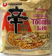 Nongshim Shin Ramyun Toomba 4.83 Oz (137g) 4 Pack