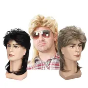 Mullet Wig Hair Costume Party Dress Up 70s 80s Aussie Bogan Roc